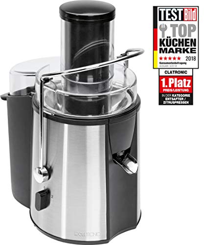 Clatronic Ae 3532 Licuadora semiprofesional, 2 velocidades, Desmontable, 1000 W, 2 litros, 0 Decibeles, Negro, Acero inoxidable