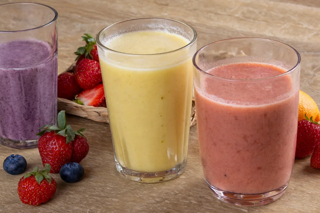 Batidos de frutas: recetas base y proporciones