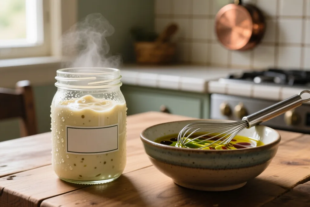 Salsas y aderezos: emulsionar sin cortarse