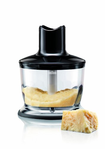 Braun Minipimer 7 MQ735 Sauce - Batidora de mano, 750 w, accesorio picadora, varillas, vaso medidor 0,6 l, negro y plata Braun Minipimer 7 MQ735 Sauce - Batidora de mano, 750 w, accesorio picadora, varillas, vaso medidor 0,6 l, negro y plata