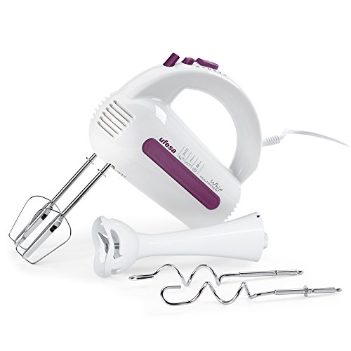 Ufesa BATIDORA AMASADORA BV4626, 300 W, De plástico, 5 Velocidades, Blanco