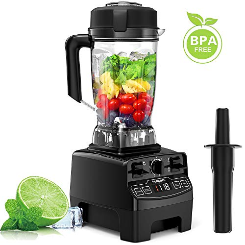 homgeek Licuadora Profesional 2000W, Batidora de Vaso, Batidora Smoothie con 8 Velocidades Ajustables, 4 Programas Preestablecidos y 2 litros Jarra Tritan, 33.000 U/min, sin BPA [2019 Nueva Versión]