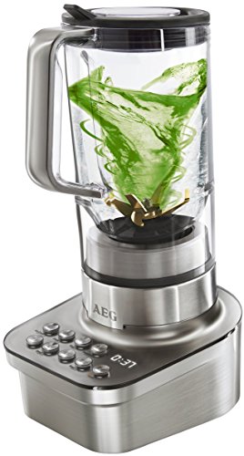 AEG SB9300 Batidora de Vaso de Altas Prestaciones Gourmetpro 1200 W, 2.2 litros, Acero Inoxidable, 3 Velocidades, Blanco