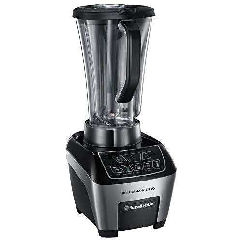 Russell Hobbs Performance 22260-56-Batidora de Vaso, programas, Capacidad 1.9 l, Color, 1000 W, 1.9 litros, 5 Velocidades, Negro, Acero Inoxidable