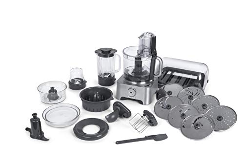 Kenwood FPM910 Multipro Excel Procesador de alimentos, 1300 W, tritán, 8 velocidades, color plata