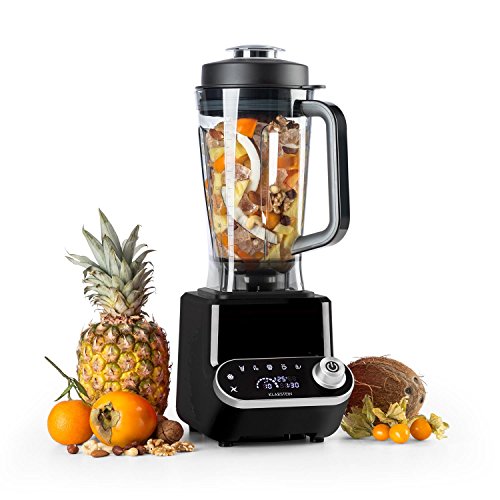 Klarstein Olympus B • Batidora de vaso • Licuadora • Mezcladora • Potente • 1400V • Sin BPA • 32.000 RPM • 2 litros de capacidad • 4 programas • 6 Cuchillas de acero • Trituradora • Picahielos • Negro