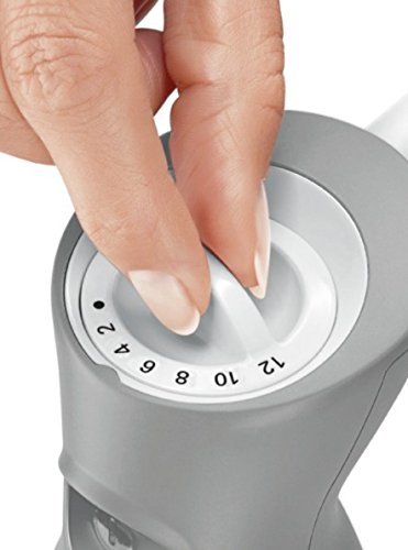 Bosch ErgoMixx MSM66120 Batidor+ vaso + picador, 600W 600 W, Plástico, 12 Velocidades, Gris, Blanco