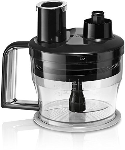 Bosch MSM881X2 - Licuadora manual, 800 W, 12 velodidades, 220-240 V, acero inoxidable, color negro y gris
