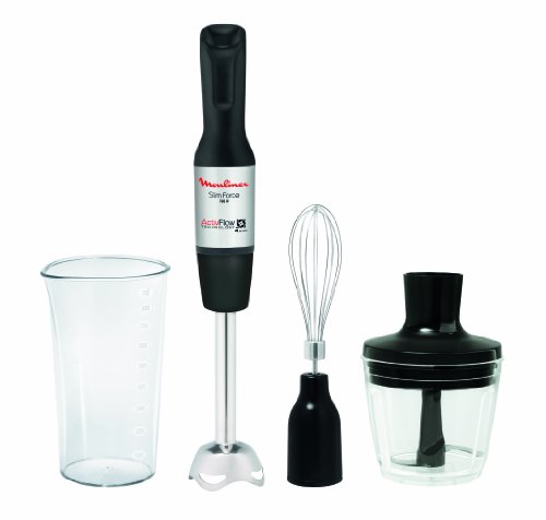 Moulinex Slimforce - Batidora de inox, 700 W, con accesorios