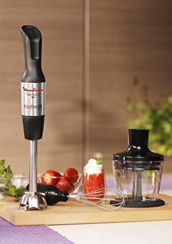 Moulinex Slimforce - Batidora de inox, 700 W, con accesorios