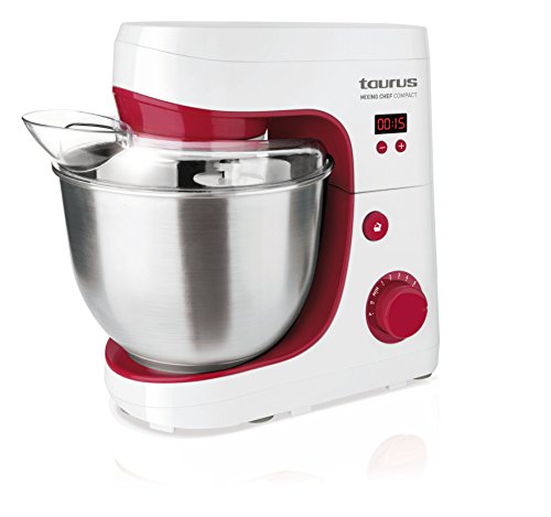 Taurus 913518000 Amasadora 600 W, 4.2 litros, 0 Decibeles, Blanco