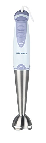 Orbegozo BT 1200 1200-Batidora de Mano, 400 W, Acero Inoxidable, 2 Velocidades