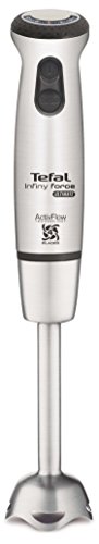 Tefal HB877D Batidora de inmersión 0.8L 1000W Plata - Licuadora (Batidora de inmersión, 0,8 L, Plata, 0,5 L, Acero inoxidable, 1000 W)