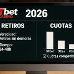 Análisis exhaustivo y opiniones reales sobre GTbet en 2026: Verdad sobre retiros y cuotas